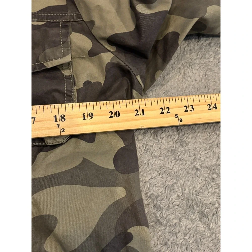 Ashley By 26 INT Jacket Womens Large Camouflage Full Zip Mid Weight Utility Army